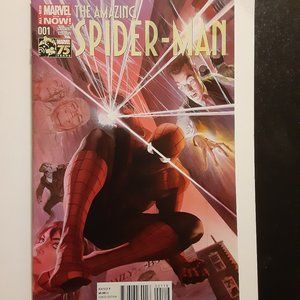 AMAZING SPIDERMAN #1 (JUNE 2014) RETALER INCENTIVE COVER (COVER BY ALEX ROSS)